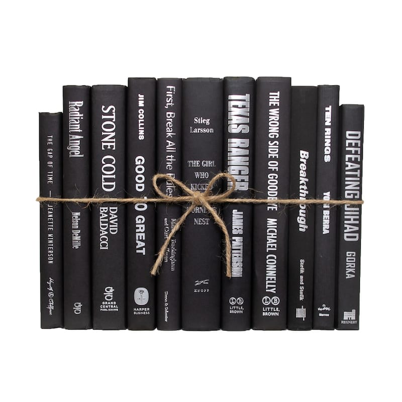 Books Black Decorative Accessories: Onyx & Silver ColorPak