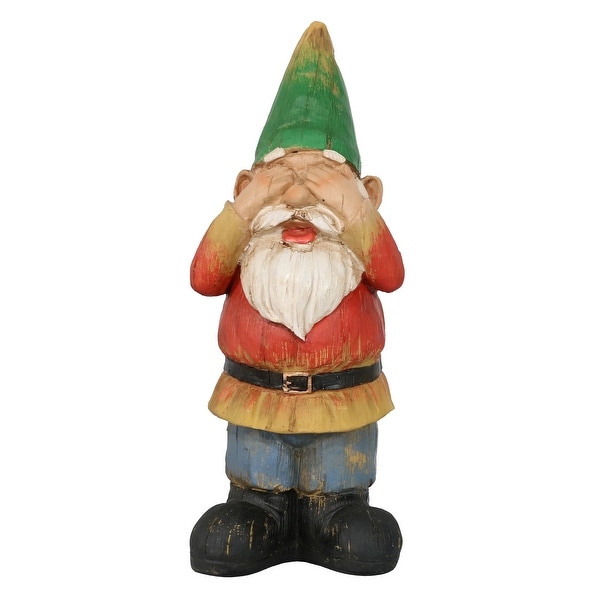 Sunnydaze Three Wise Gnomes - Hear No Evil Speak No Evil See No