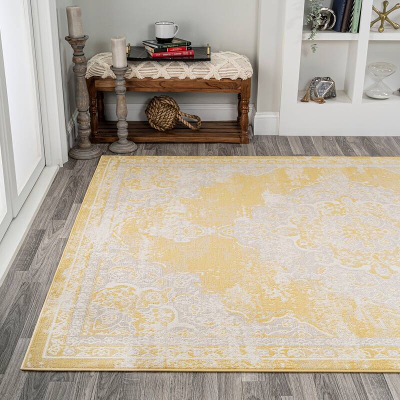 JONATHAN Y Rosalia Ornate Medallion Modern Area Rug