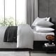 preview thumbnail 3 of 10, Vera Wang Illusion Grey Duvet Cover Set
