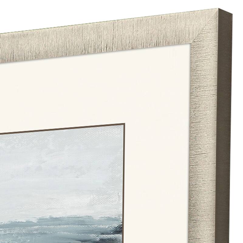 Echoes of the Sea I Framed Art Giclee Under Glass - Blue - 39 X 32 X 2
