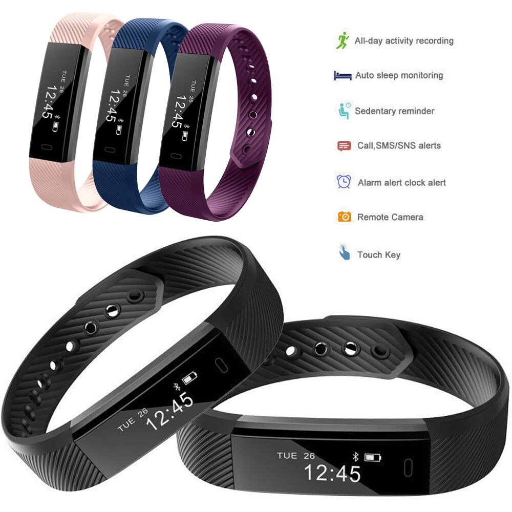 bluetooth smart band watch fitness activity tracker