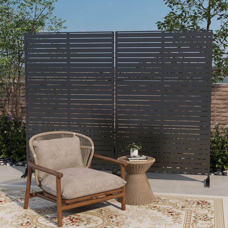 Outdoor Pattern Privacy Metal Screen Patio Garden Fence Panel