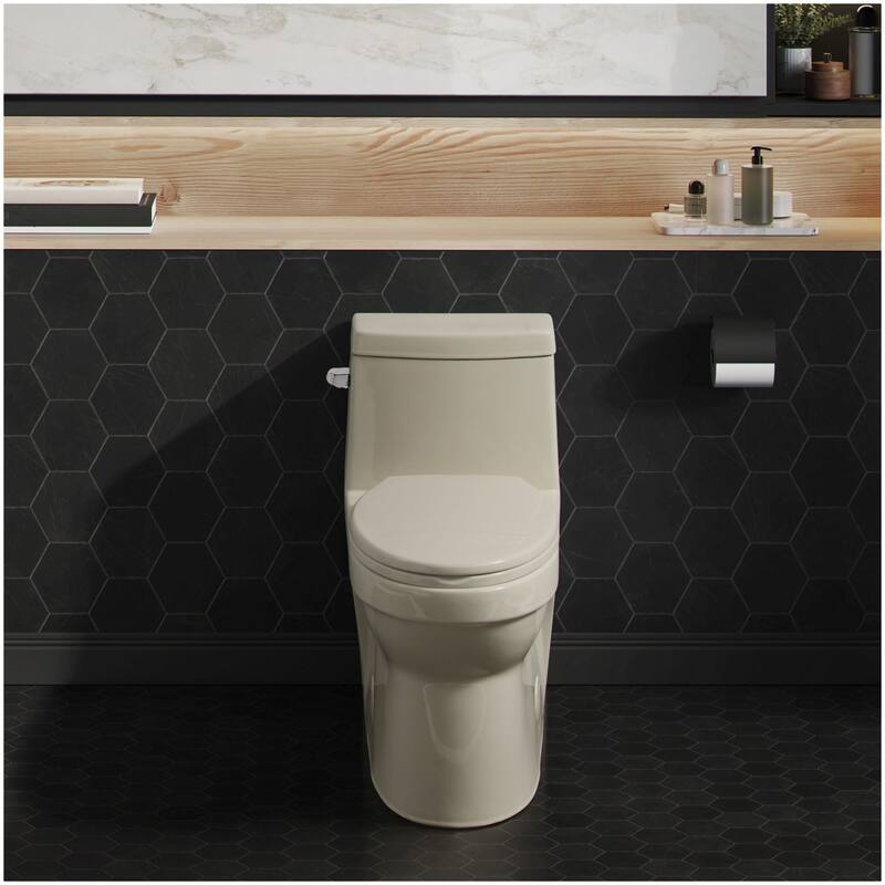 Swiss Madison Virage 1.28 GPF One Piece Elongated Toilet with Left