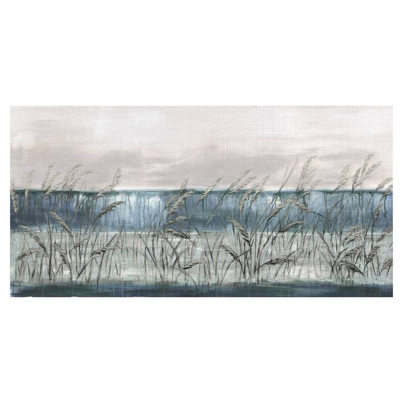 Beach Grass Blues I Canvas Art Print