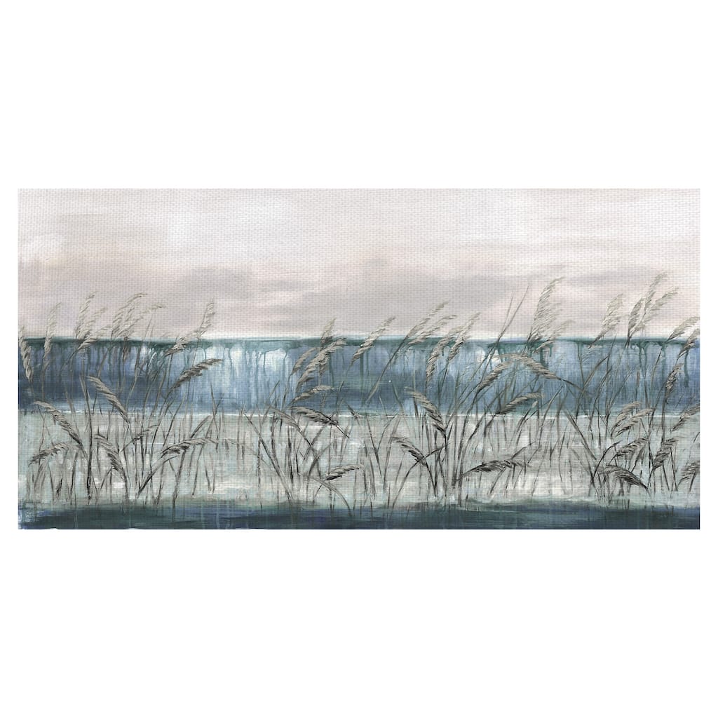 Beach Grass Blues I Canvas Art Print