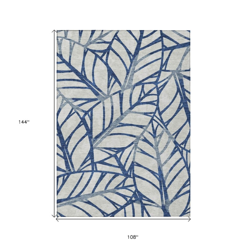 HomeRoots Floral Transitional Rectangle Outdoor Rug
