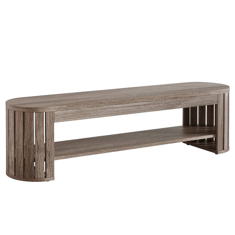 Wood Dining Bench, Entryway Kitchen Seat, Dining/Living Room Home Office Accent Bench