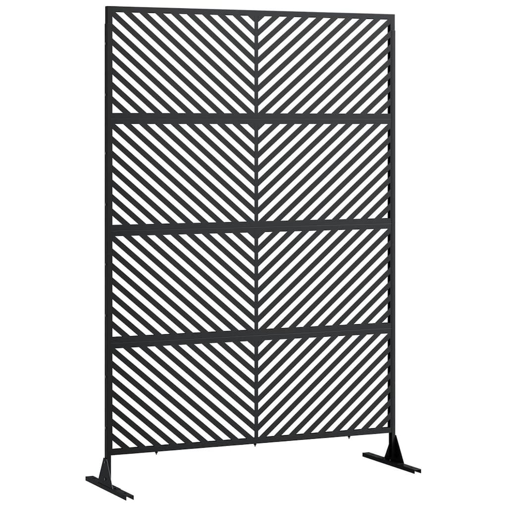 72" H×47" W Freestanding Privacy Screen, Decorative Outdoor Panel for Deck, Porch, Patio