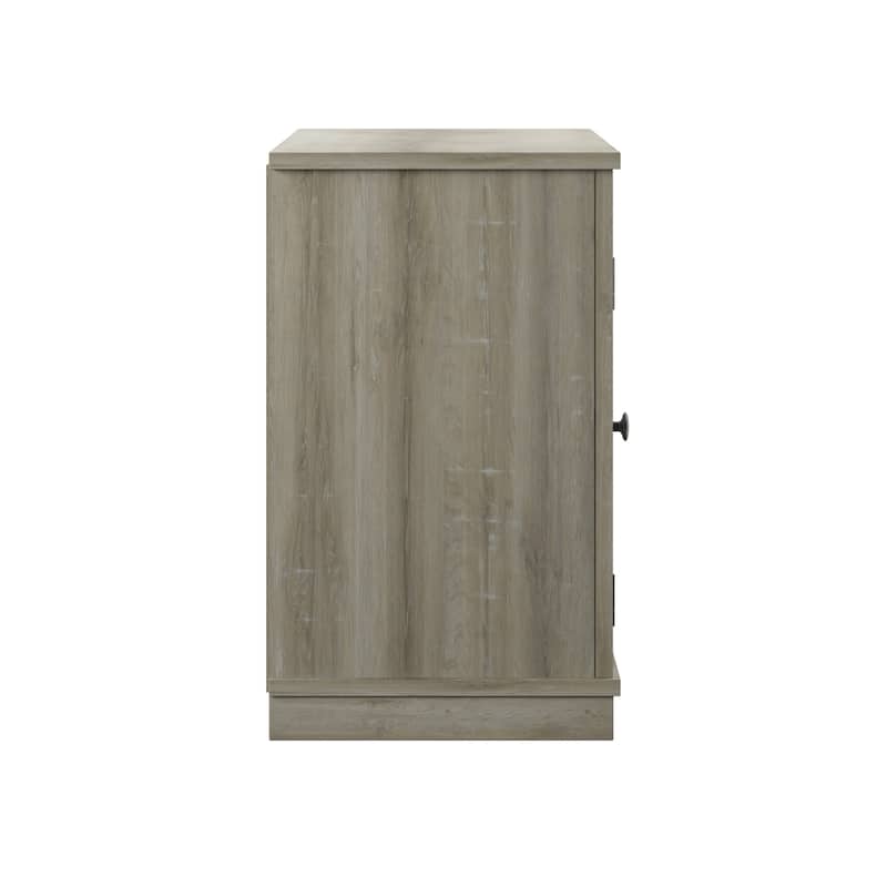 Modern Farmhouse TV Stand for TVs up to 55" with Electric Fireplace