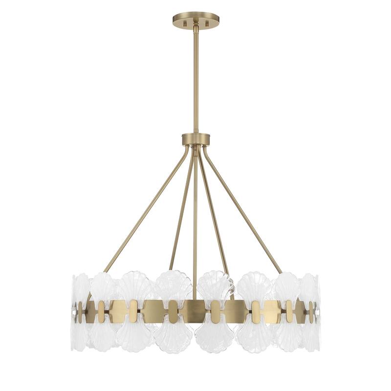 Savoy House 1-3605-6 Bancroft 6 Light 30" Wide LED Drum Chandelier