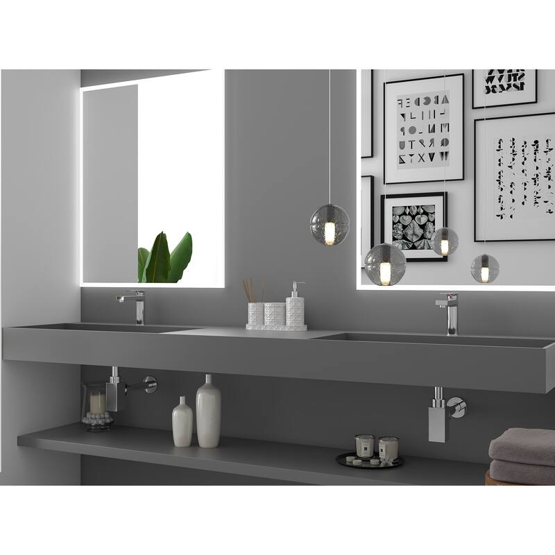 Juniper Stone Solid Surface Wall-mounted Vessel Sink