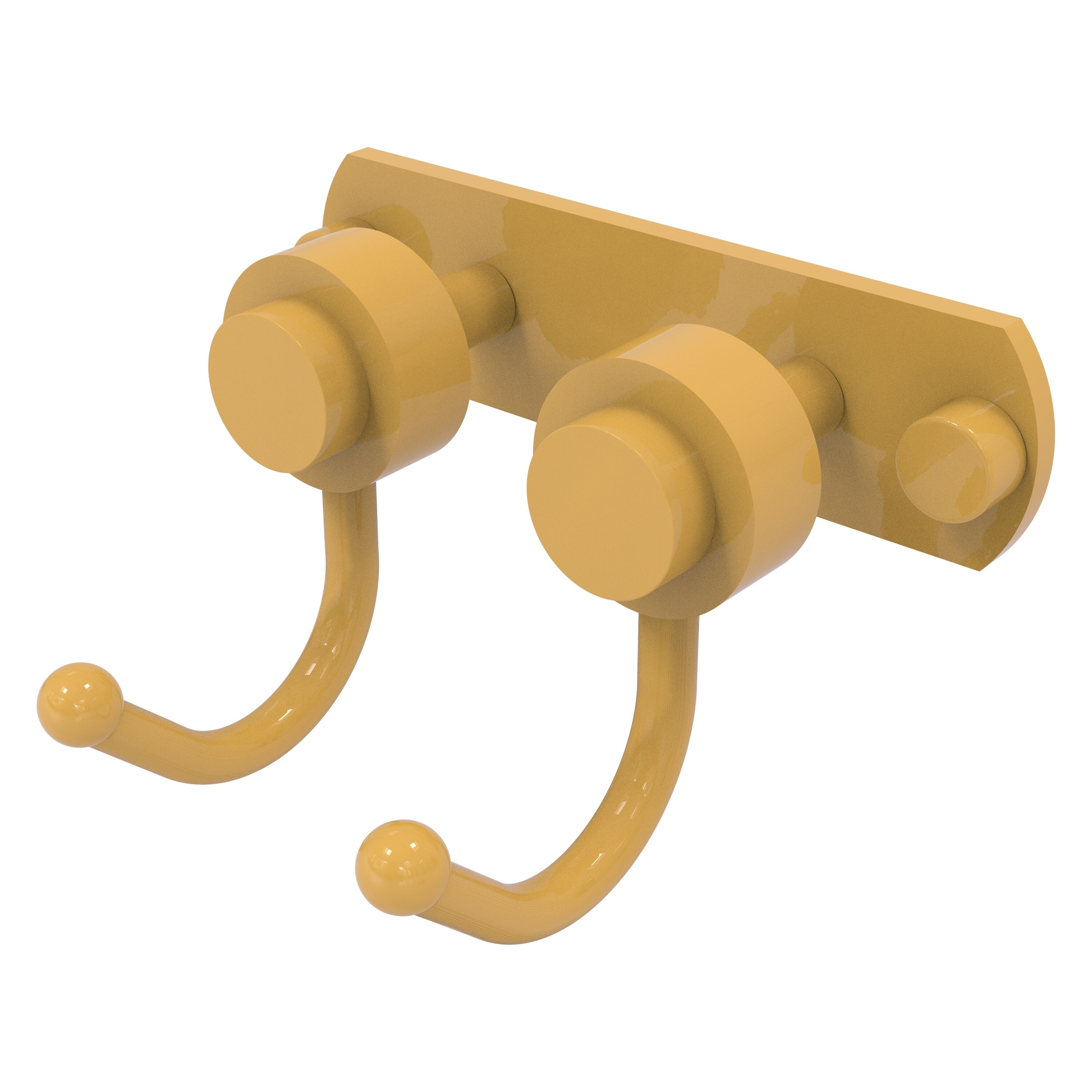 Allied Brass Mercury Collection 2 Position Multi Hook with Smooth Accent