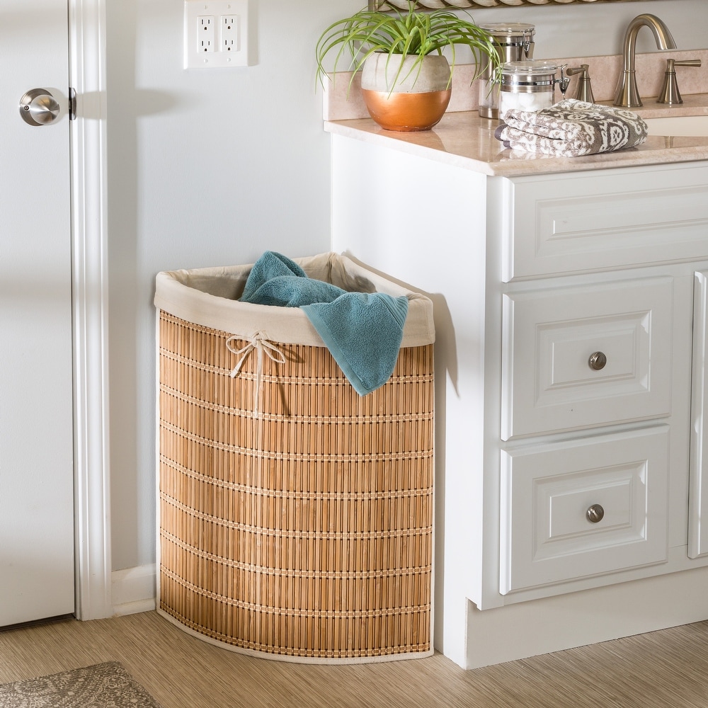 Best Buy: Honey-Can-Do 7-Piece Split Willow Woven Bathroom Storage