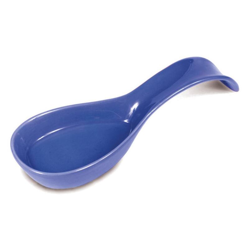 Omniware Simsbury Spoon Rest - 8.25” L x 3” W x 1” H - Simply Blue