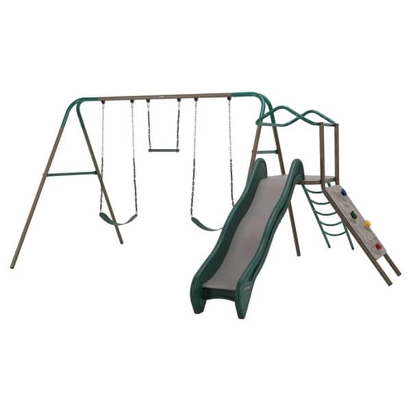 slide 2 of 10, Lifetime Climb & Slide Playset