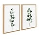 preview thumbnail 10 of 14, Kate and Laurel Sylvie Eucalyptus Framed Canvas Set by Maja Mitrovic 2 Piece 18x24 - Plastic - Natural