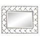preview thumbnail 4 of 7, Allan Andrews Rectangular Wall Mirror with Lattice Iron Frame - 32"H x 24"W