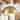 1-Light Industrial Distressed Brass with Gold Leaf Dome Pendant Light/ Gold Island Lighting - 19.6 in. W x 11.8 in. H