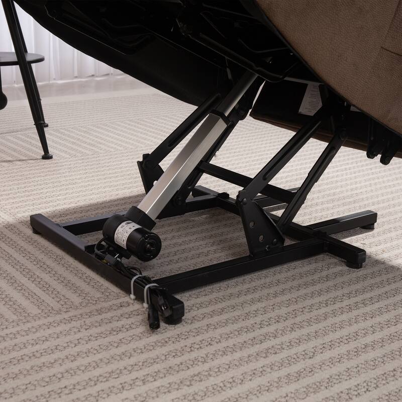 Power Lift Recliner Chair for Elderly，Heavy Duty Recliner w/Safety Motion Mechanism and Comfortable Upholstery