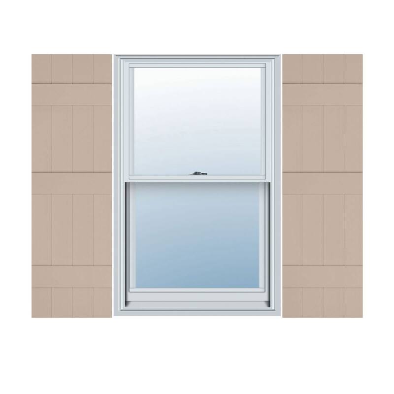 Mid-America Vinyl, Standard Size Four Board Joined Shutters