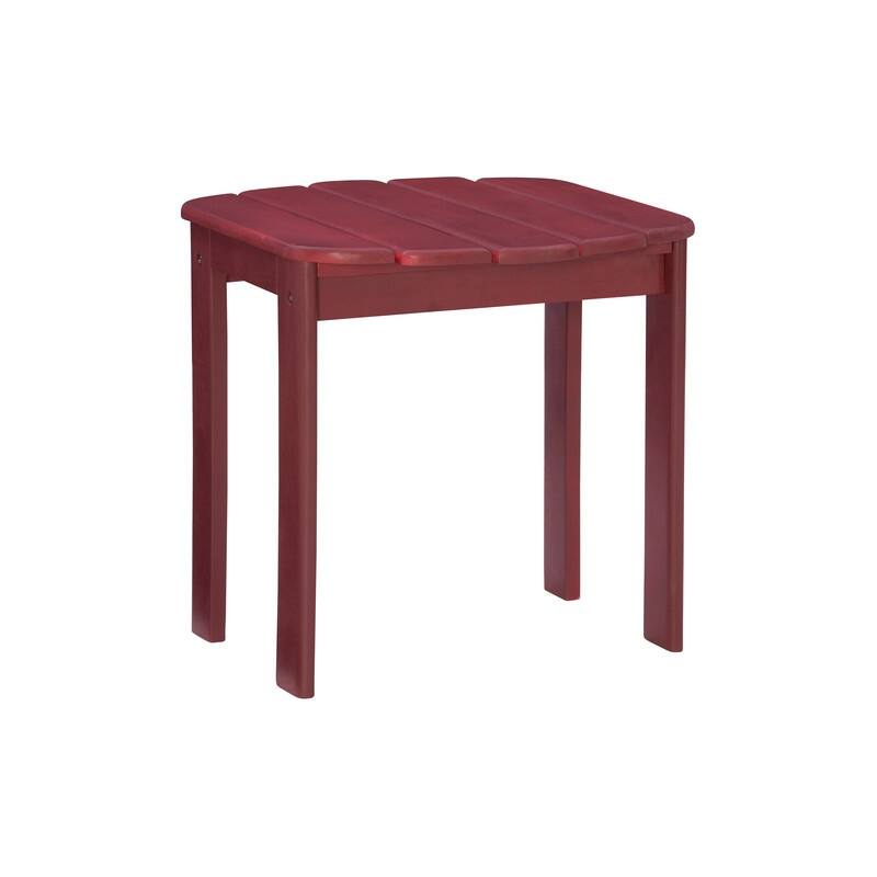 Gavil Adirondack End Table - Red