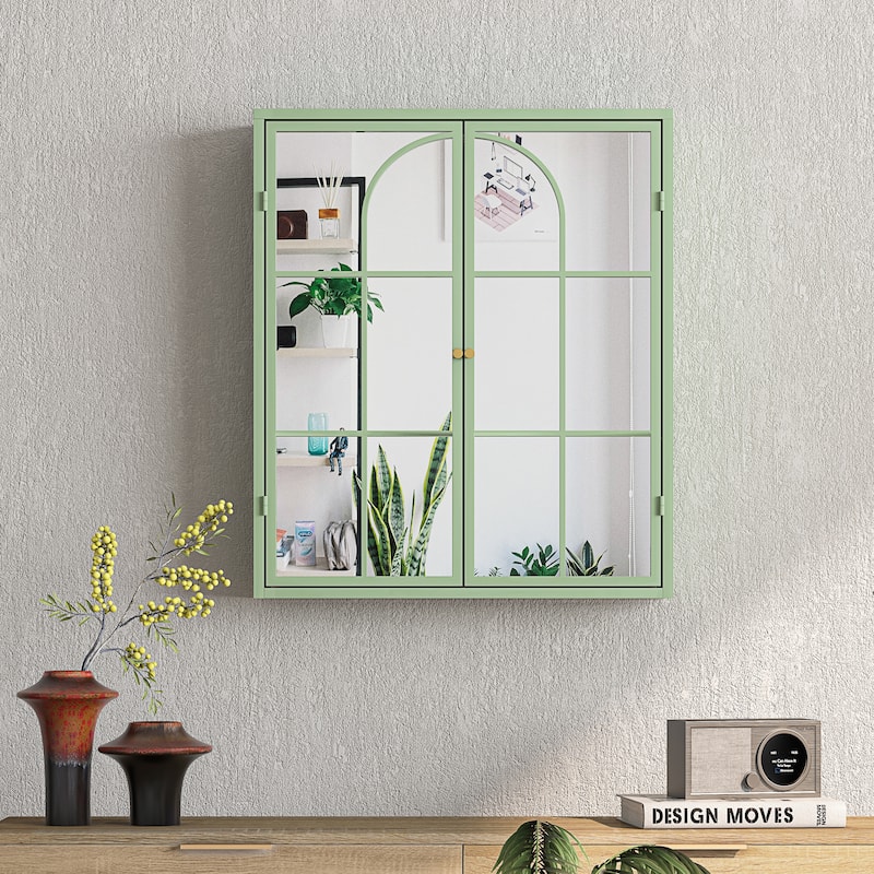 23.62 "Vintage Two Door Wall Cabinet