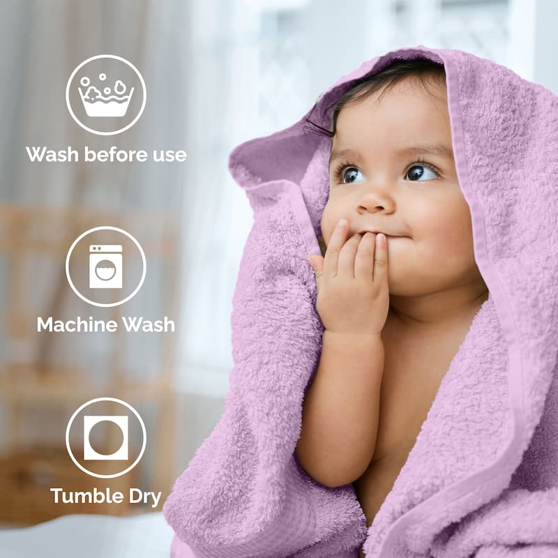 Superior Miami 100% Cotton 6-Piece Towel Set - Lightweight & Quick Drying