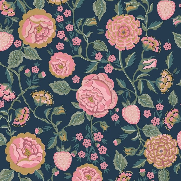 slide 2 of 4, Cath Kidston Strawberry Garden Navy