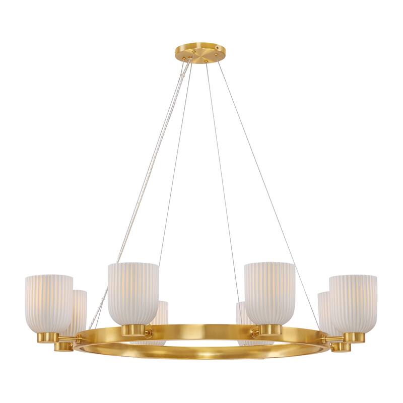 Savoy House 1-3173-8 Isla Blanca 8 Light 40" Wide Chandelier