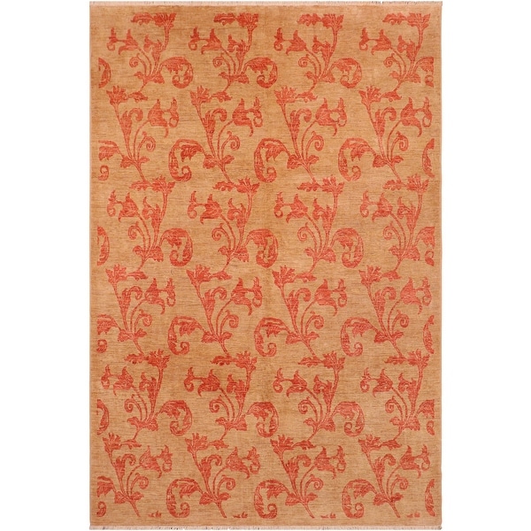 Shabby Chic Ziegler Deana Hand Knotted Area Rug -8'1" x 9'9" - 8 ft. 1 in. X 9 ft. 9 in.. Opens flyout.