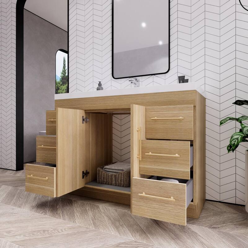Eliza 48'' Freestanding Vanity with Single Sink