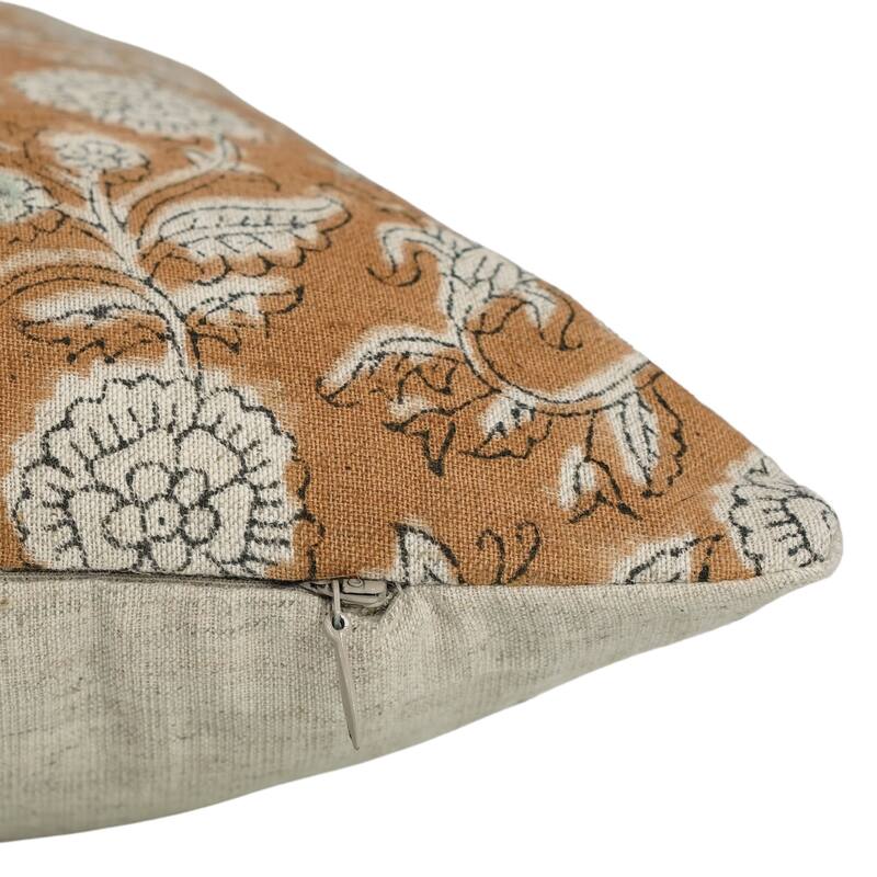 Cotton Linen Bohemian Block print pillow Cover- Shillong