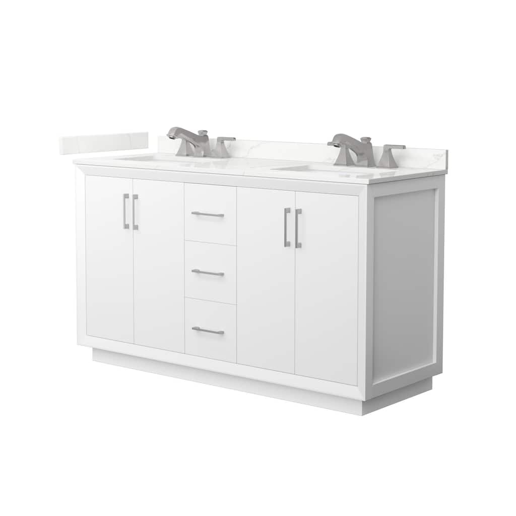 Wyndham Collection WCF414160D-QTZ-US3MXX Strada 60" Free Standing