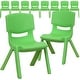 preview thumbnail 47 of 54, 10PK Green Plastic Stackable School Chair, 10.5" Seat Height - Preschool Seating