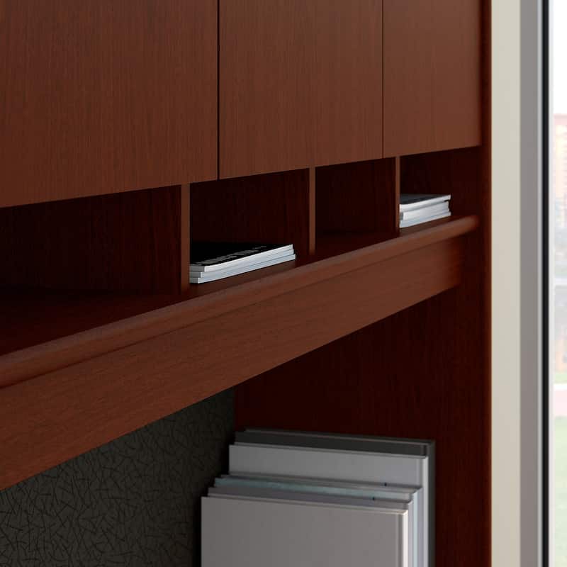 Series C 60W Desk with Hutch and Drawers by Bush Business Furniture