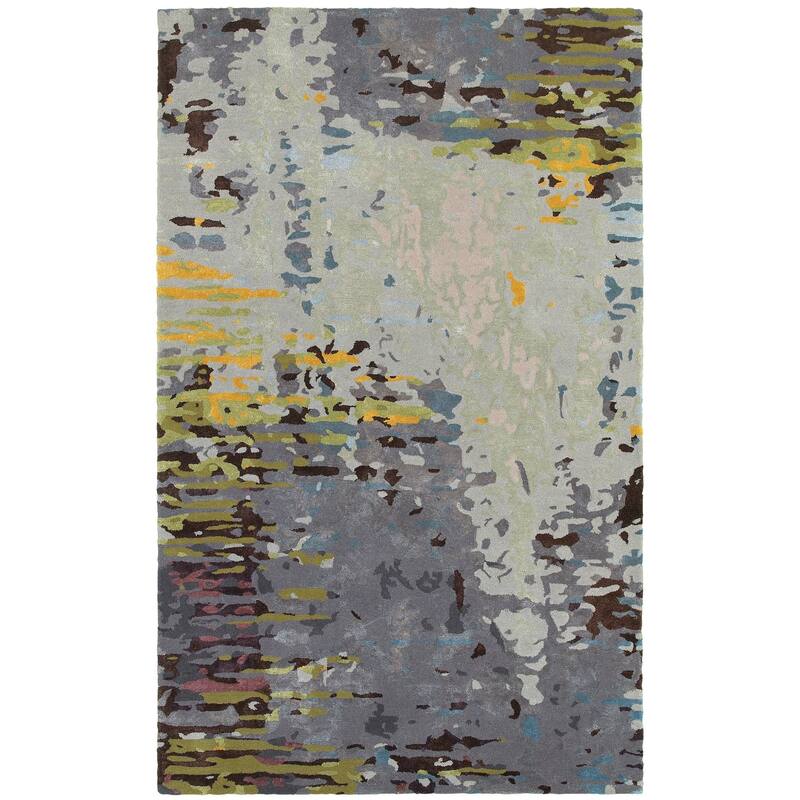 HomeRootsAbstract Industrial Rectangle Area Rug