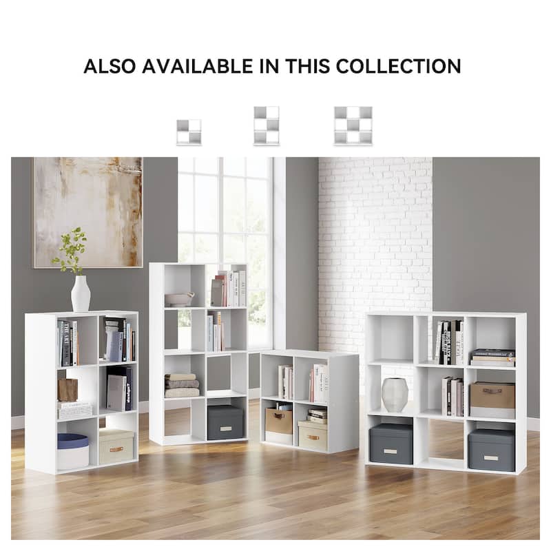 Signature Design by Ashley Onita White 8 Cube Organizer - 24" W x 12" D x 47" H