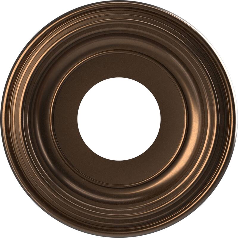 3 1/2" Inside Diameter - Traditional Thermoformed PVC Ceiling Medallion