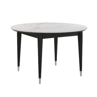 Furniture of America Kalor Modern 47-inch Sintered Stone Top Round Dining Table