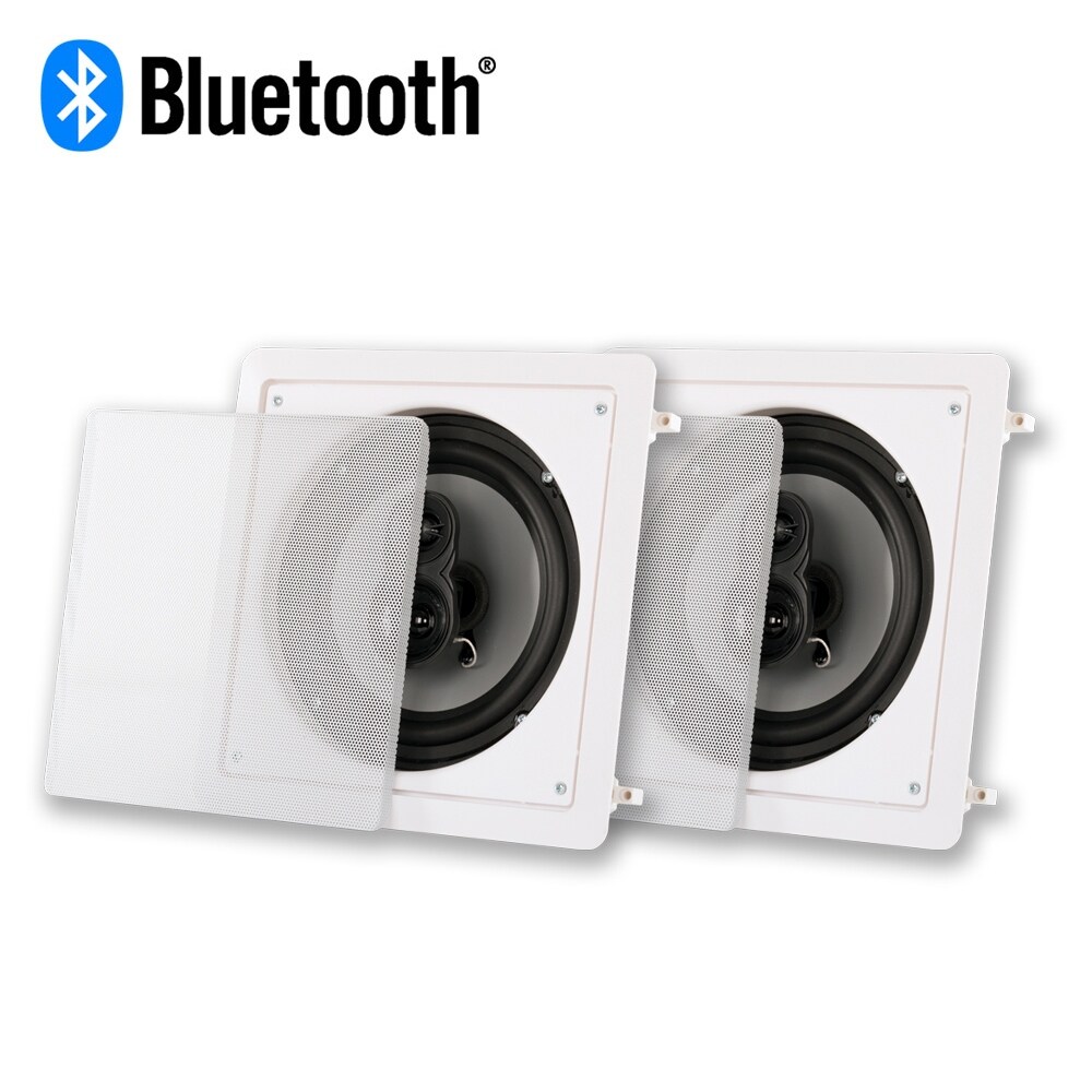 Acoustic Audio CSi83S in Wall//Ceiling 8 Speaker Pair Home Theater 3 Way Speakers