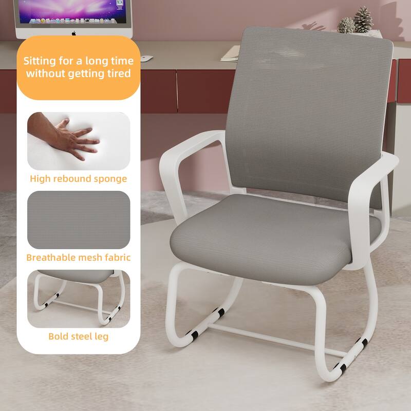 Metal Frame Modern Office Chair for Home Office Use