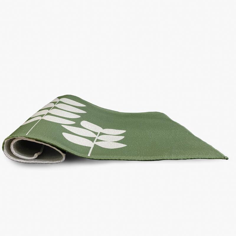 Simple Stems Spring Chenille Indoor/Outdoor Rug