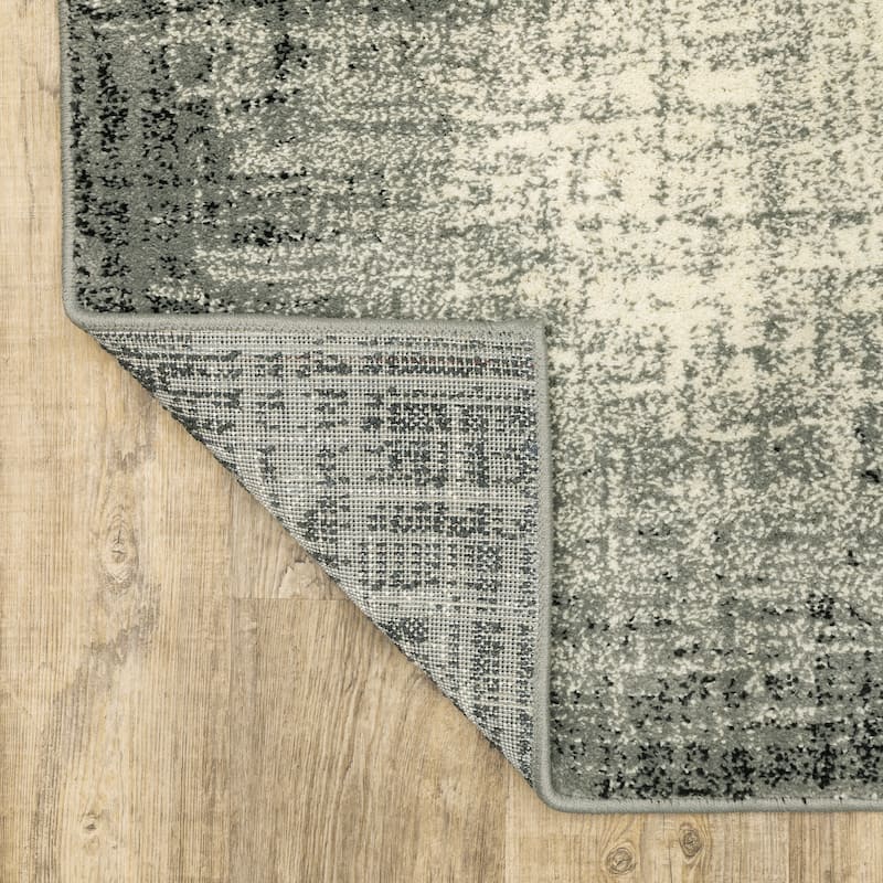 Style Haven Salinas Industrial Abstract Grey/ Beige Indoor Area Rug
