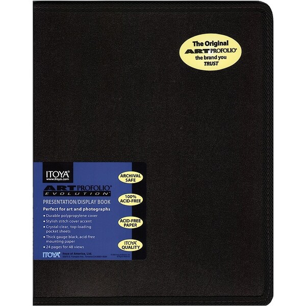 Itoya Art Profolio Evolution 8.5x11in. Presentation/Display Book (48 Pictures)
