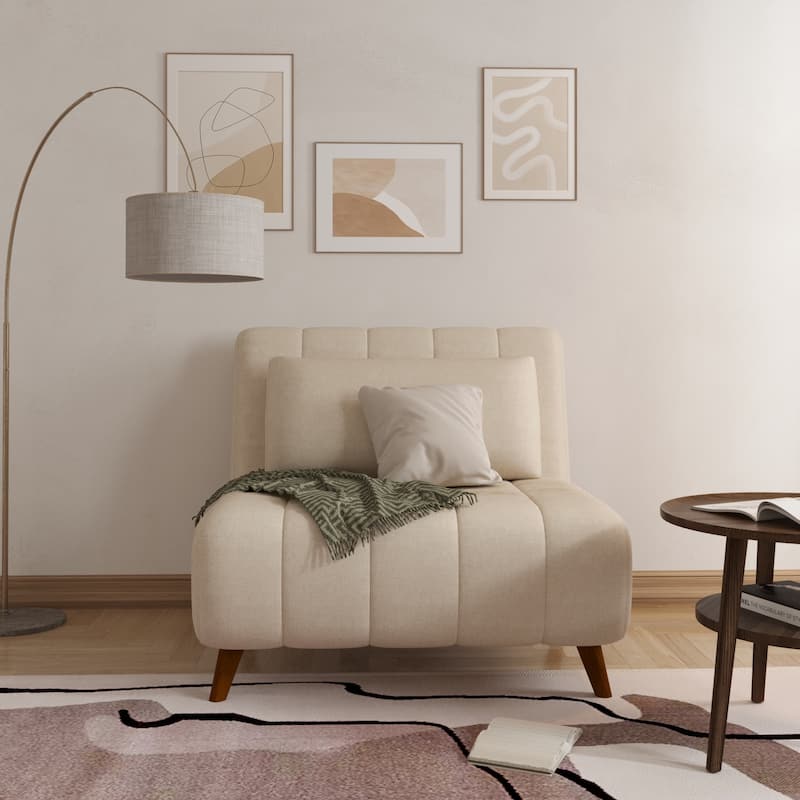 Artdeco Home - Carson Carrington Taghusa Convertible Chair - Beige