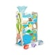 preview thumbnail 2 of 5, Melissa & Doug Rollables Wooden Ocean Slide Infant and Toddler Toy, 5 Pieces