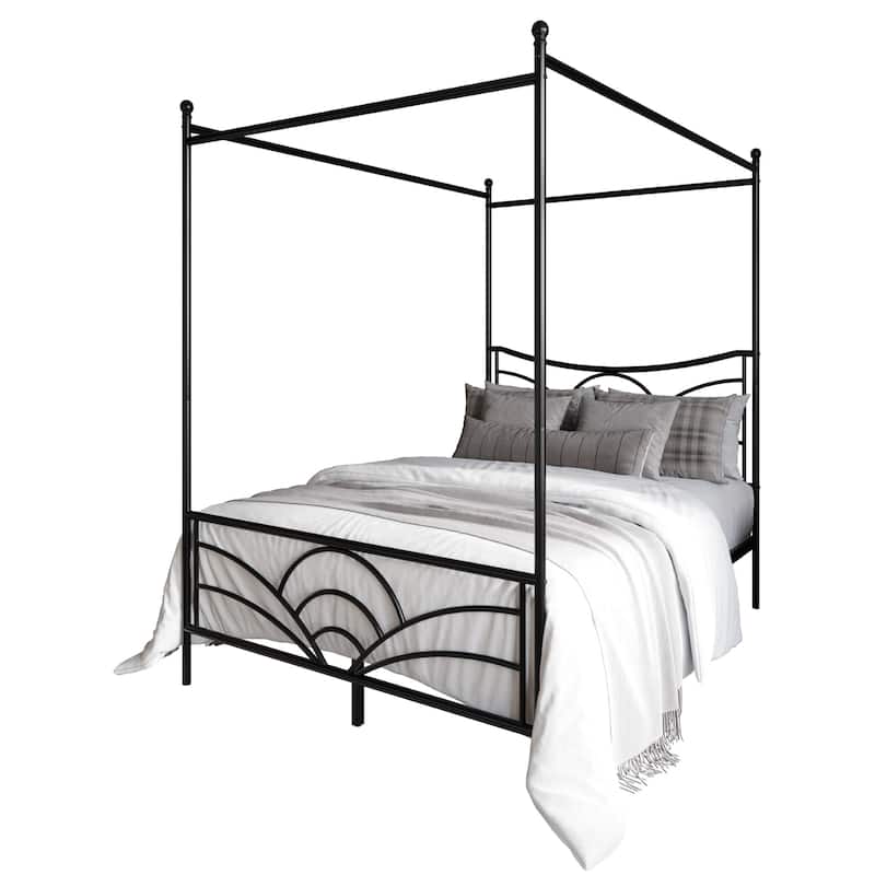 Clayfell Denver Metal Canopy Bed