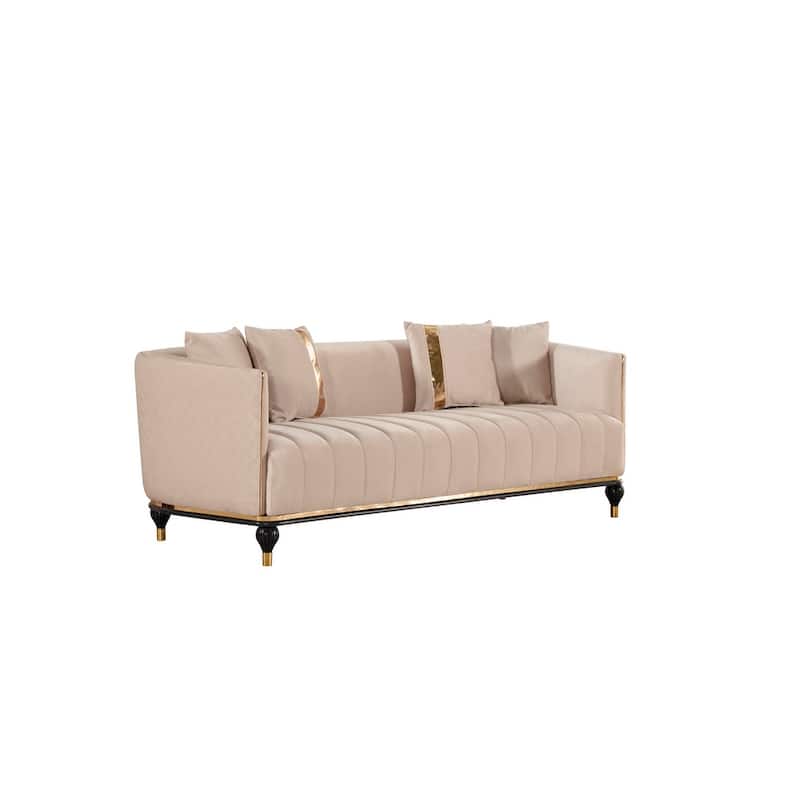Tamkoç Comfortable Modern Living room Sofa - Cream