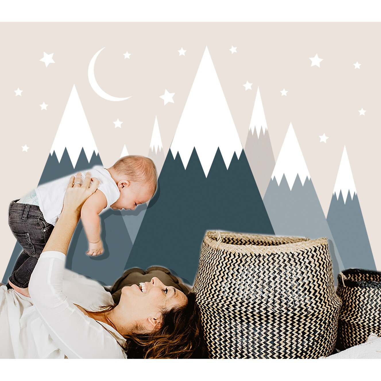 Mountain nursery hot sale wall decor